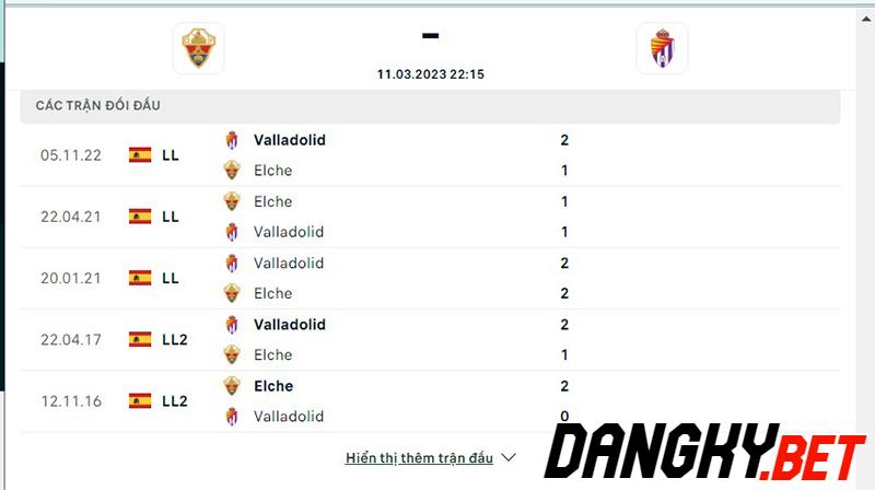 Elche vs Valladolid
