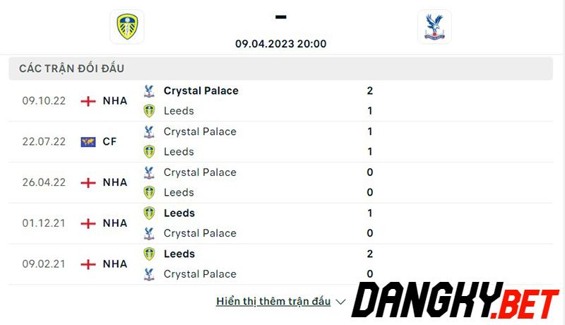Leeds vs Crystal Palace